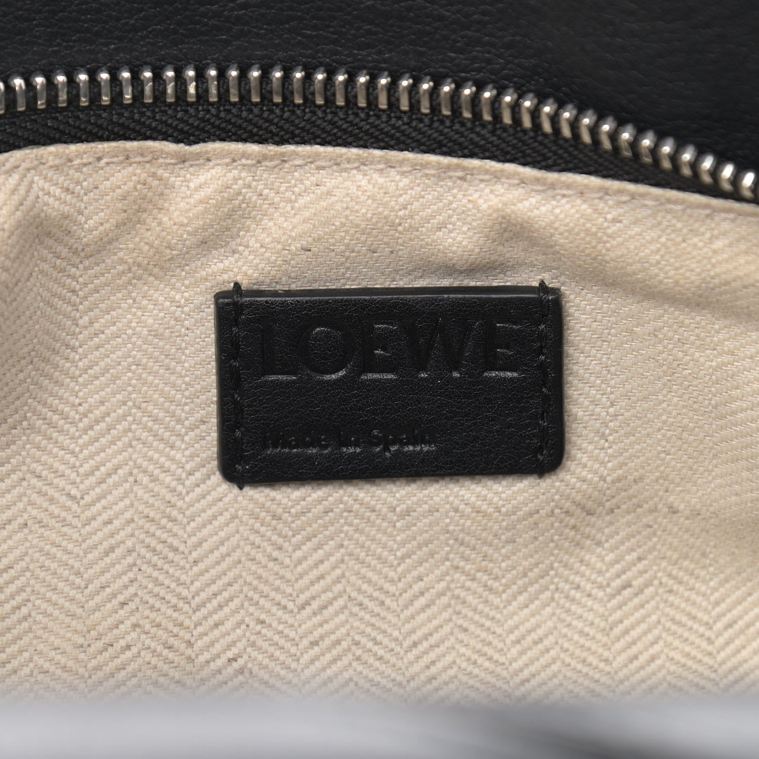 Loewe Calfskin Small Puzzle Bag Black 6 of 14
