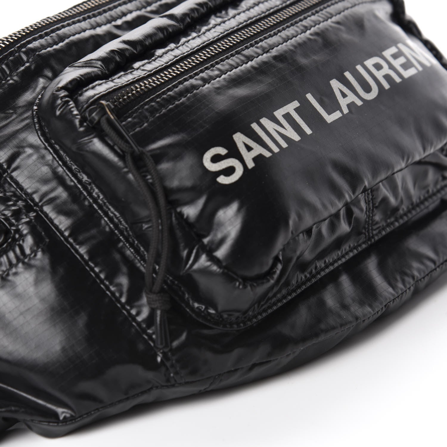 Saint Laurent Nylon Logo Nuxx Body Belt Bag Black 6 of 10
