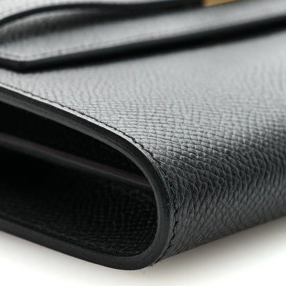 Hermes Epsom Kelly Wallet To Go Black 9 of 12