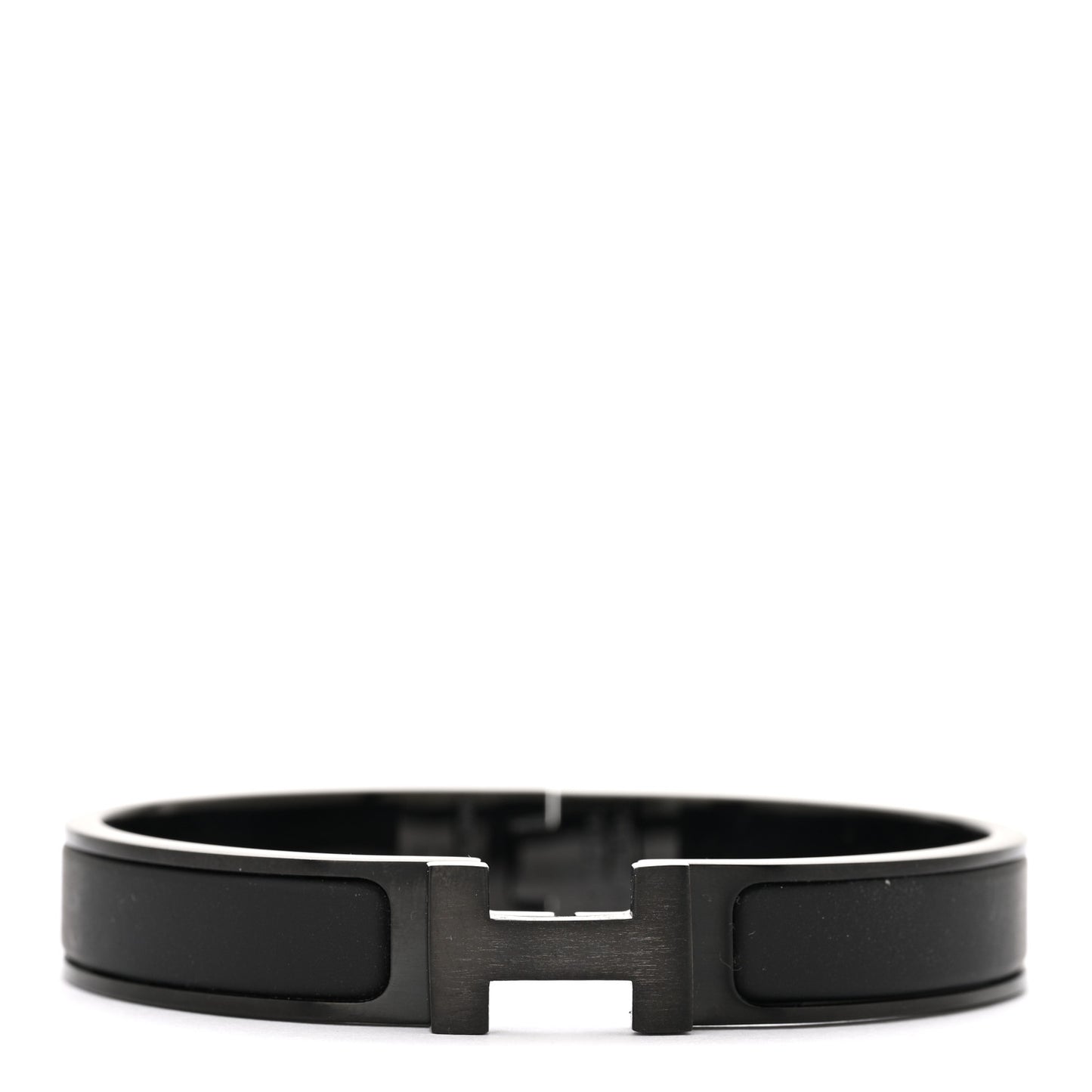 Matte Enamel Narrow Clic Clac HH Bracelet T4 So Black
