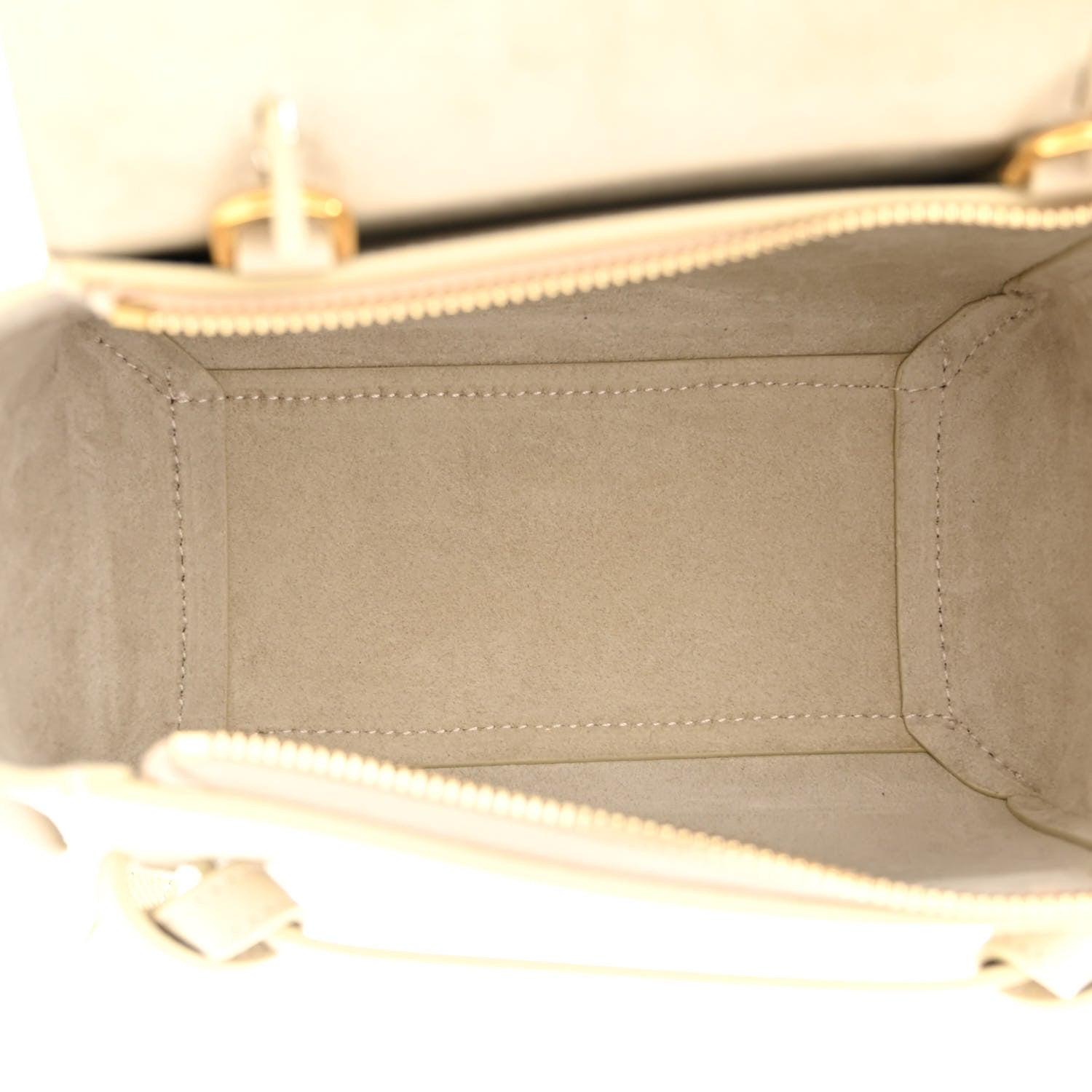 Celine Grained Calfskin Nano Belt Bag Linen 5 of 12