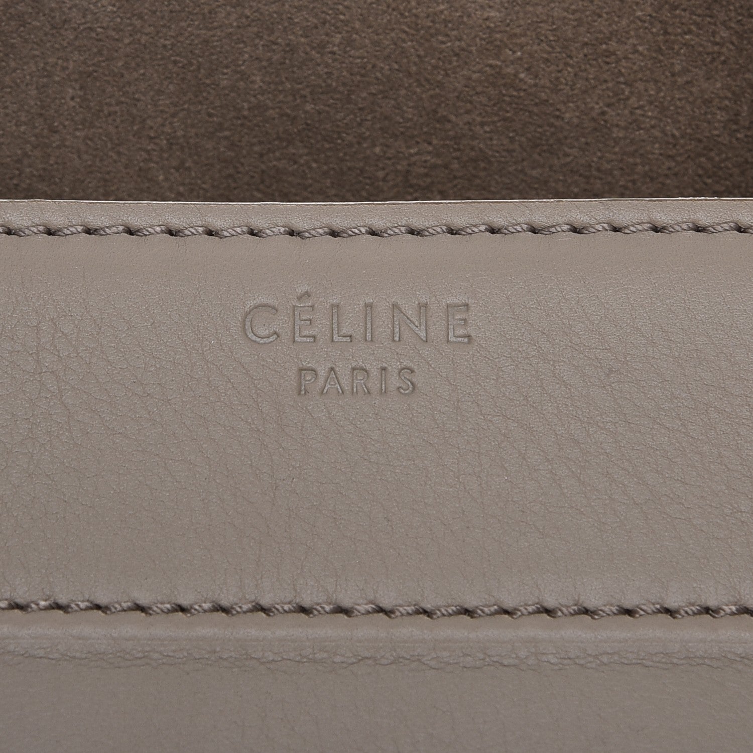 Celine Supple Calfskin Medium Phantom Luggage Beige 6 of 8