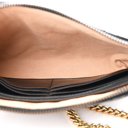 Gucci Calfskin Matelasse Mini GG Marmont Chain Bag Black 5 of 10