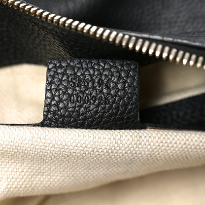 Gucci Pebbled Calfskin Large Soho Hobo Black 7 of 12
