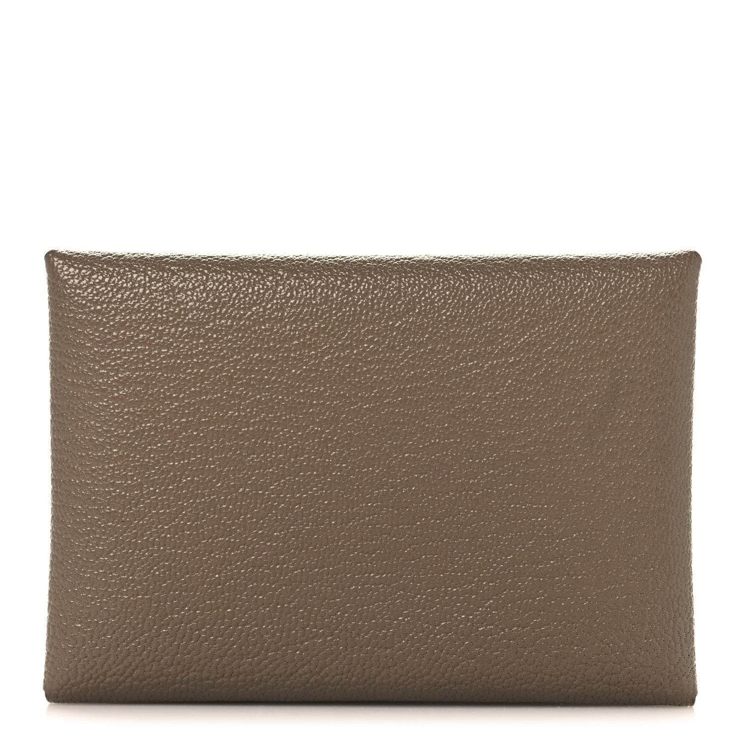 Hermes Epsom Calvi Duo Card Case Etoupe 1 of 6