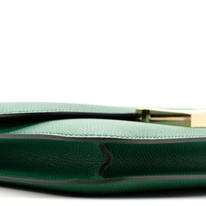 Hermes Epsom Constance 1-Elan Vert Vertigo 11 of 14