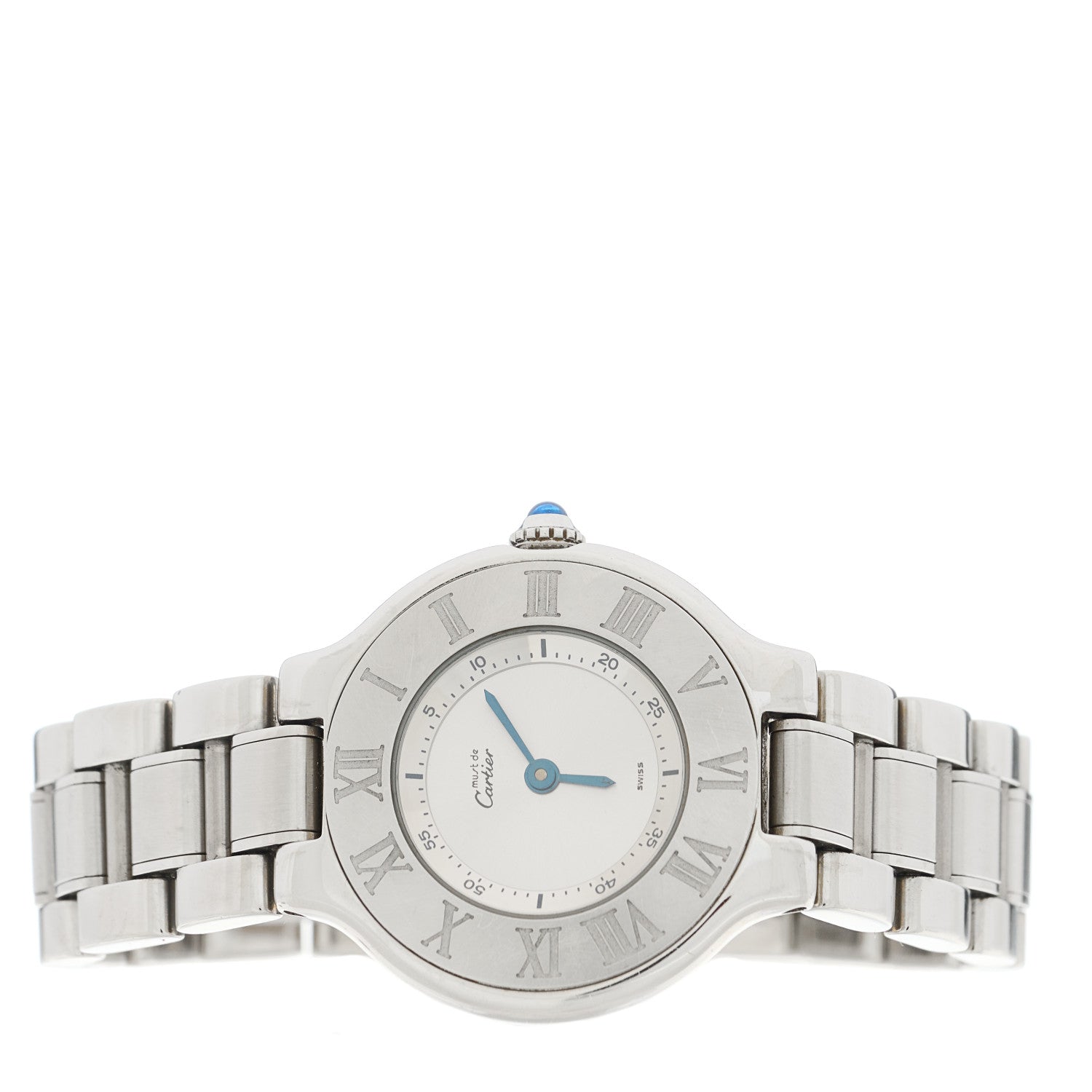 Cartier Stainless Steel 28mm Must De 21 Quartz Watch 2 of 4