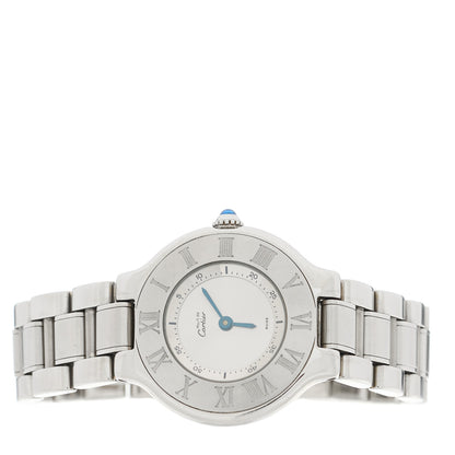 Cartier Stainless Steel 28mm Must De 21 Quartz Watch 2 of 4