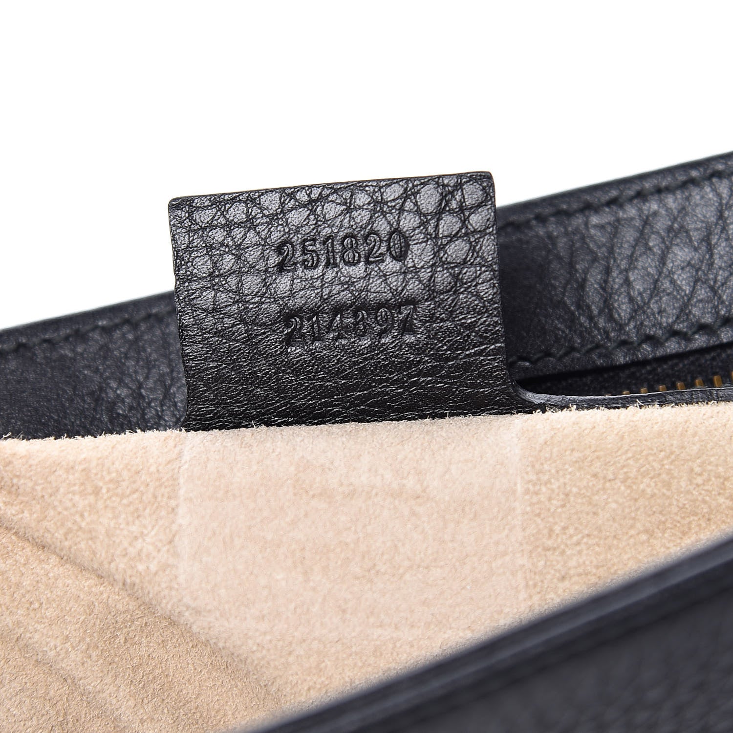 Gucci Calfskin Medium 1973 Chain Shoulder Bag Black 7 of 9