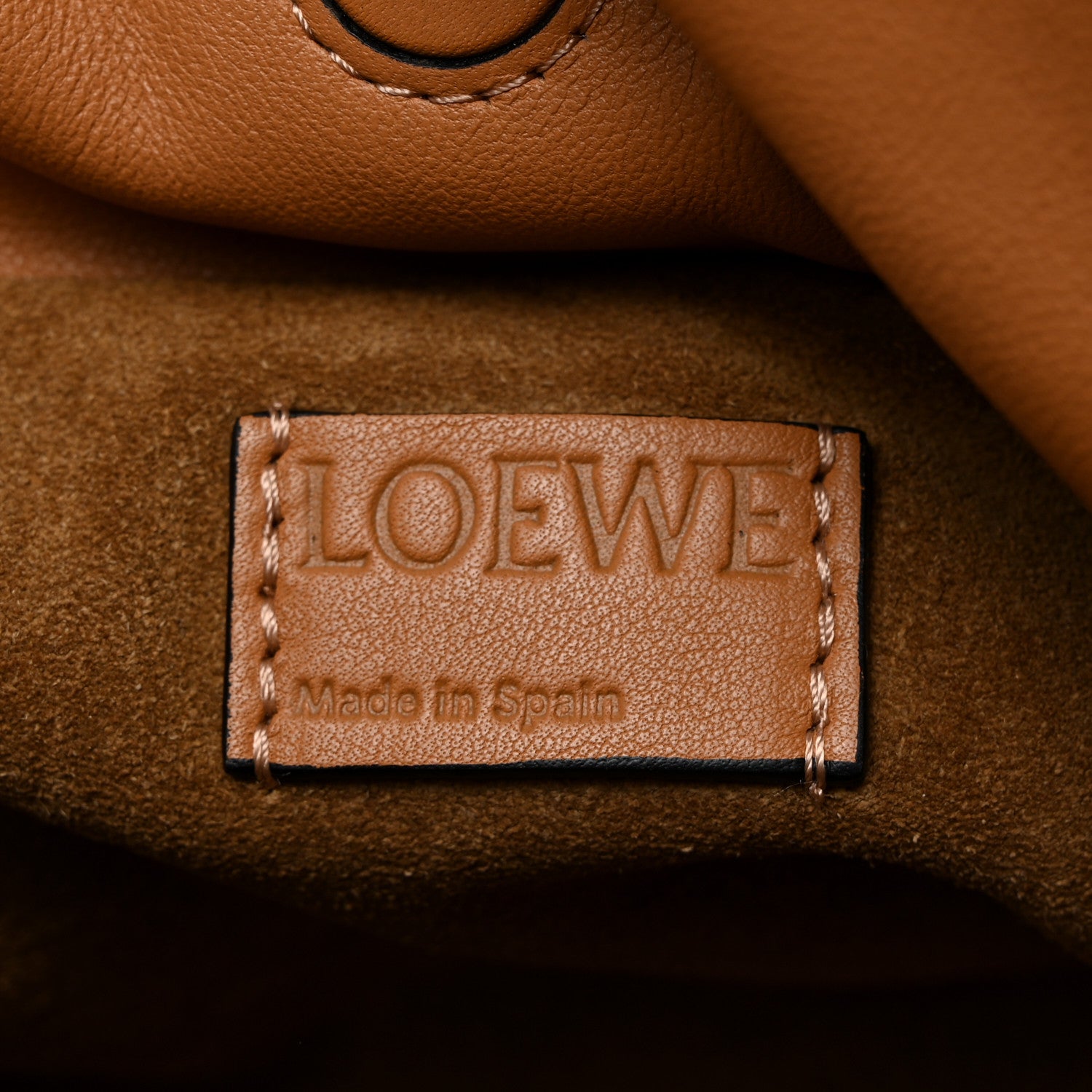 Loewe Nappa Flamenco Mini Knot Clutch Warm Desert 6 of 11