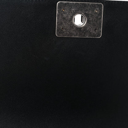 Chanel Calfskin Quilted Medium Boy Flap Black 10 of 14