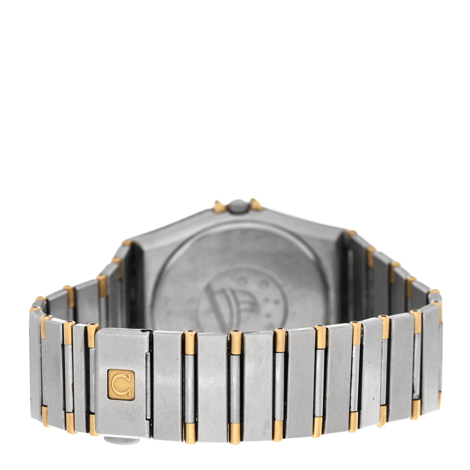 Omega Stainless Steel 18K Yellow Gold 33mm Constellation Quartz Watch Champagne 3 of 5