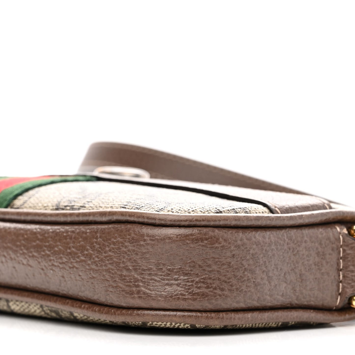 GG Supreme Monogram Web Mini Ophidia GG Bag Brown