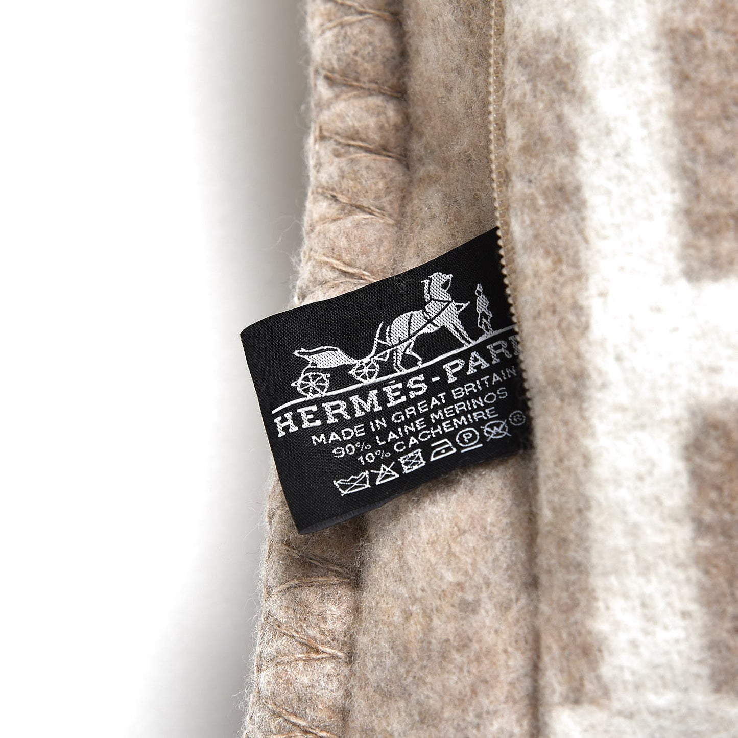 Wool Cashmere Avalon III Pillow PM Coco Camomille