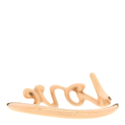 Tiffany 18K Rose Gold Mini Paloma's Graffiti Love Ring 49 5 3 of 6