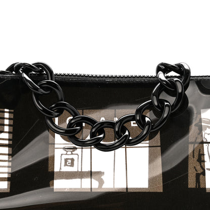 Chanel Vinyl Coco Window Pochette Black 8 of 14