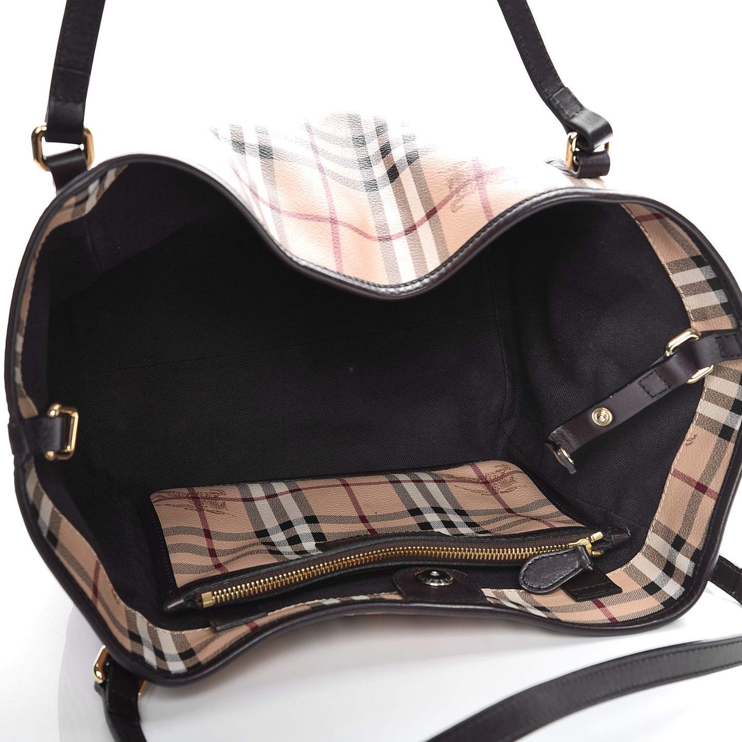 Haymarket Check Small Canterbury Tote Chocolate
