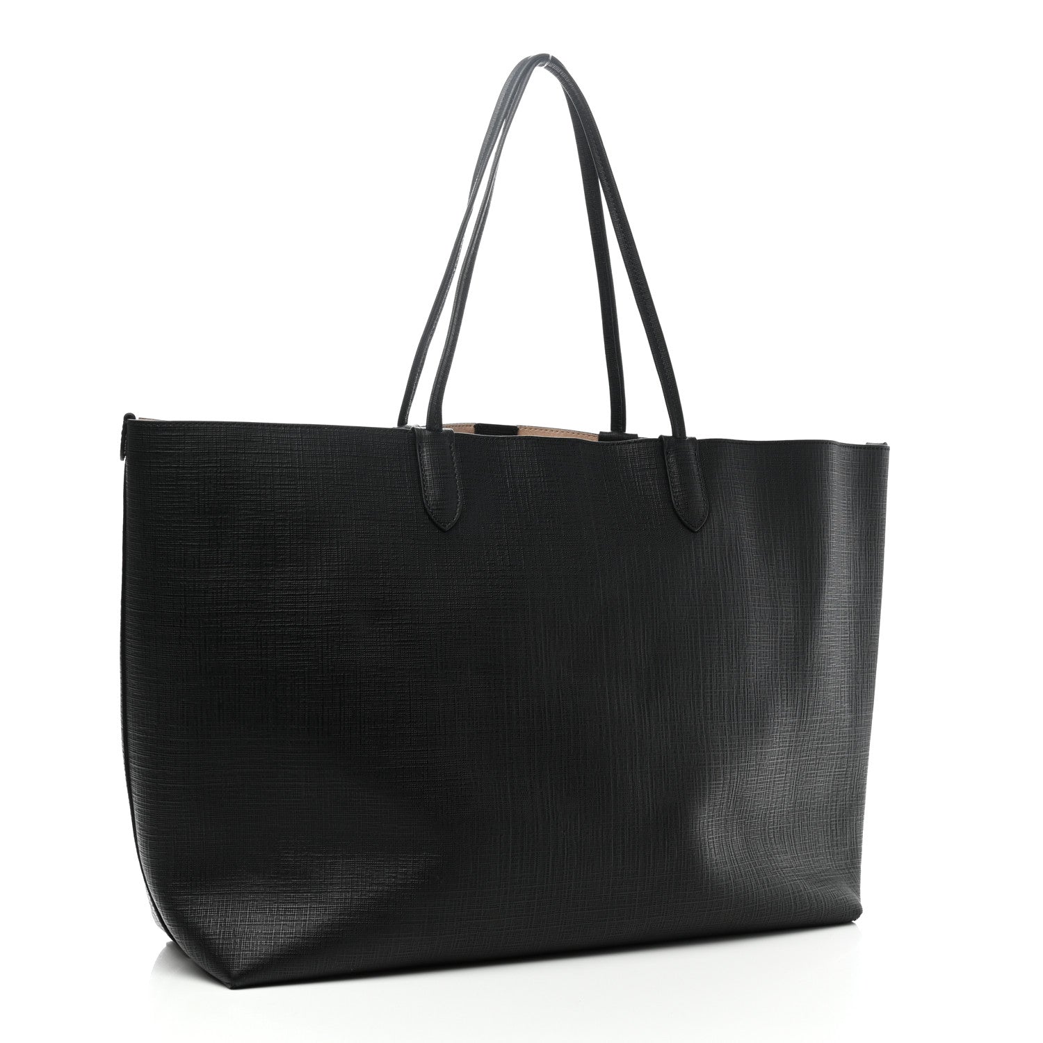 Alexander McQueen Saffiano Shopper Tote Black 3 of 9
