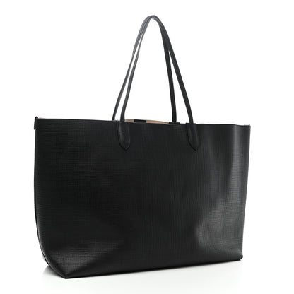 Alexander McQueen Saffiano Shopper Tote Black 3 of 9