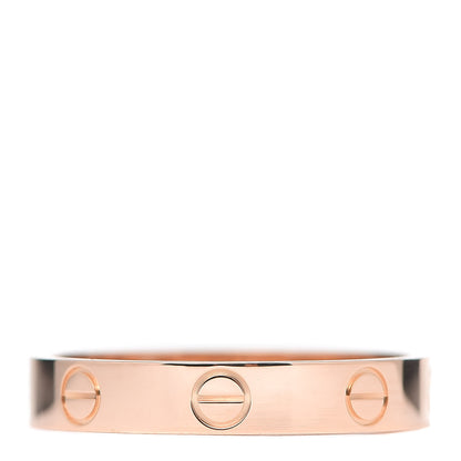 Cartier 18K Pink Gold 3.5mm LOVE Wedding Band Ring 56 7.75 1 of 4