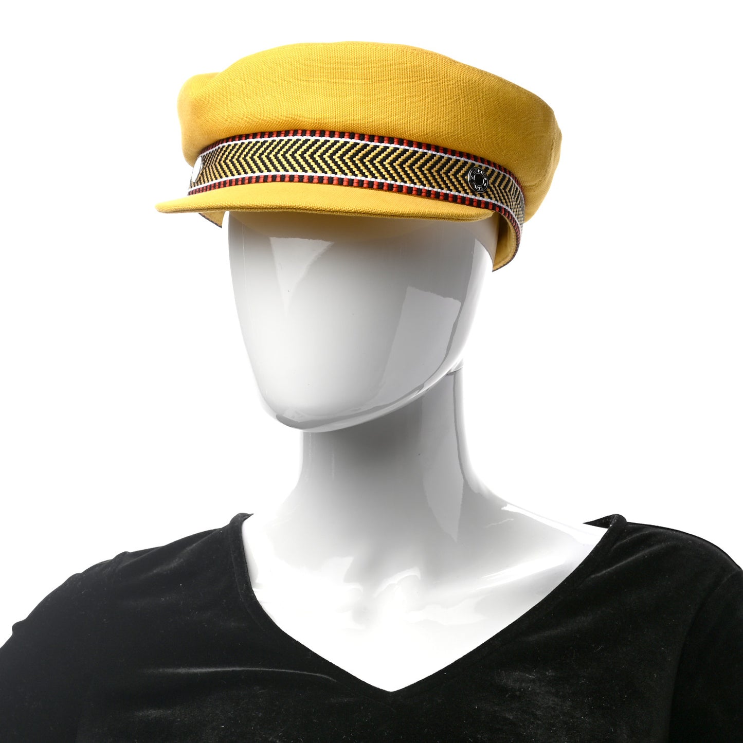 Cotton Hemp Cavale Cap 58 Amber Yellow