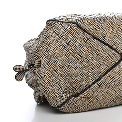 Bottega Veneta Nappa Intrecciato Satchel Black White 8 of 9
