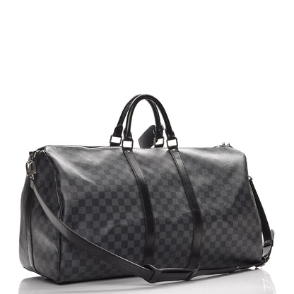 Louis Vuitton Damier Graphite Keepall Bandouliere 55 3 of 16