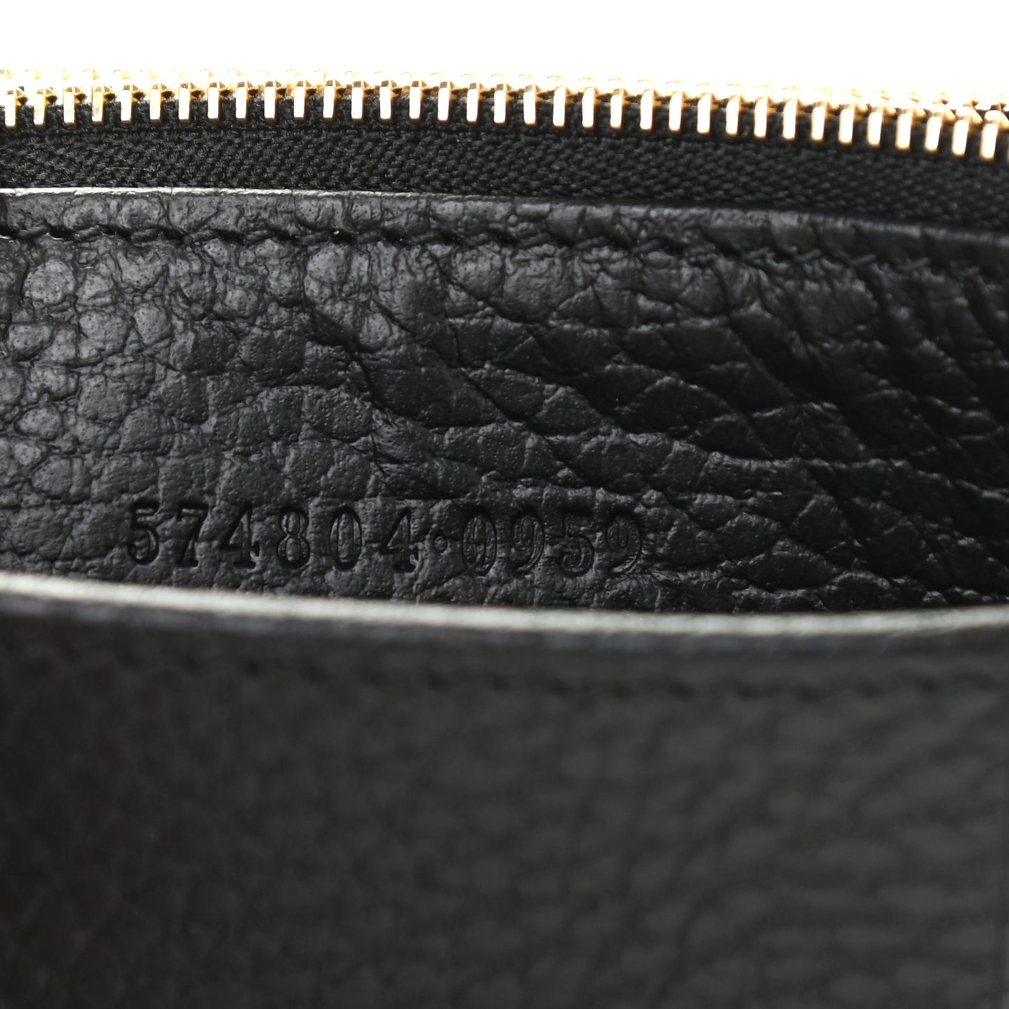 Dollar Calfskin GG Marmont Coin Case Card Holder Black