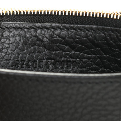 Gucci Dollar Calfskin GG Marmont Coin Case Card Holder Black 8 of 11