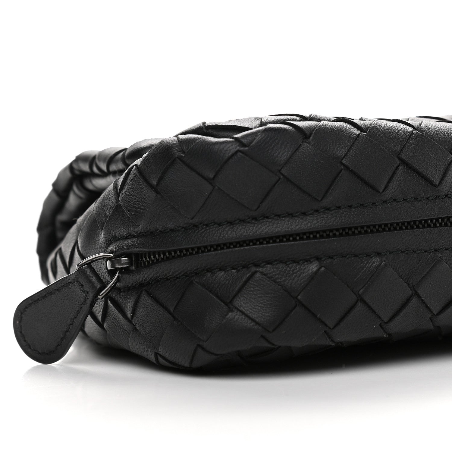 Bottega Veneta Nappa Intrecciato Mini Chain Messenger Black 7 of 8