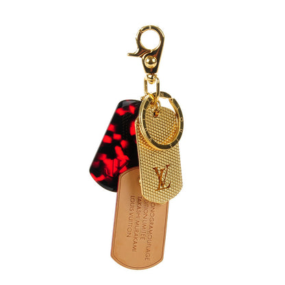Louis Vuitton Monogramouflage Bag Charm Red 1 of 5