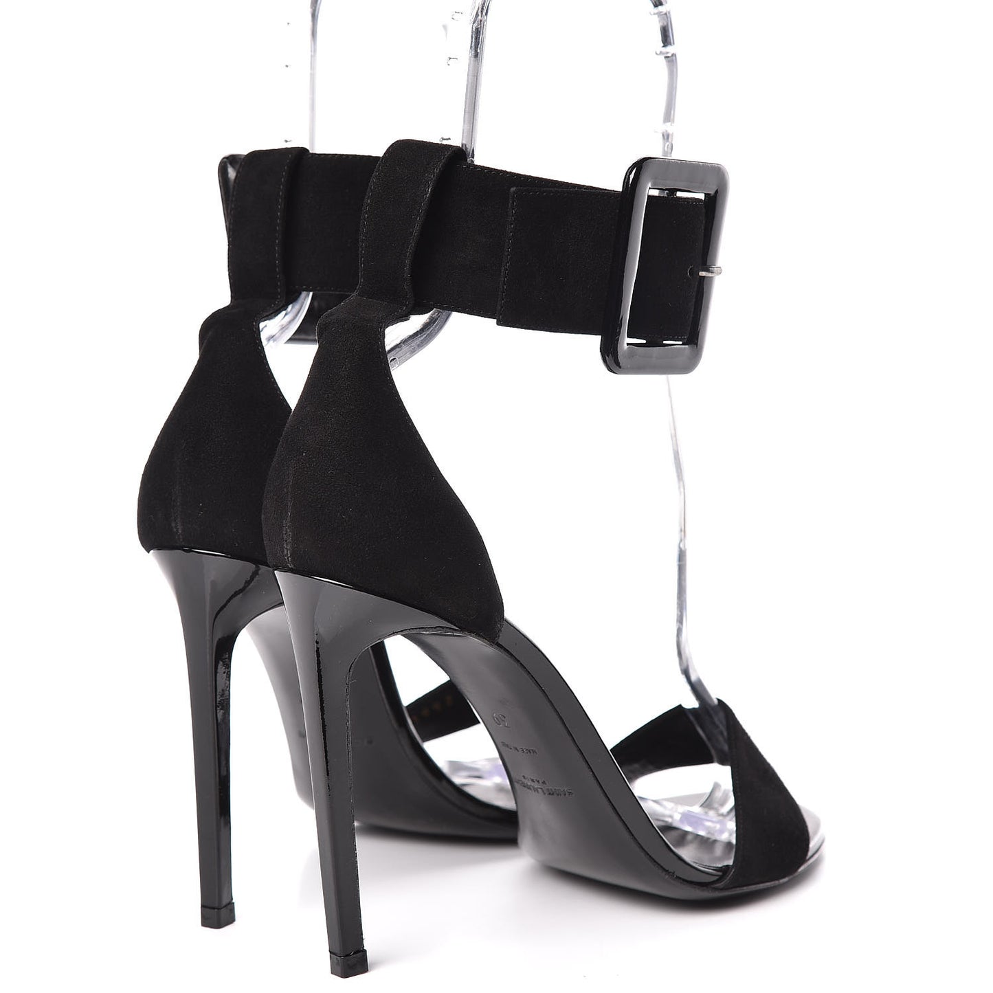 Kid Scamoscia Jane 105 Ankle Strap Sandals 39 Black