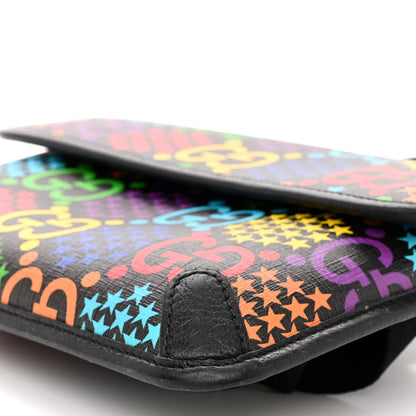 Gucci GG Supreme Monogram Psychedelic Slim Belt Bag Black 10 of 10
