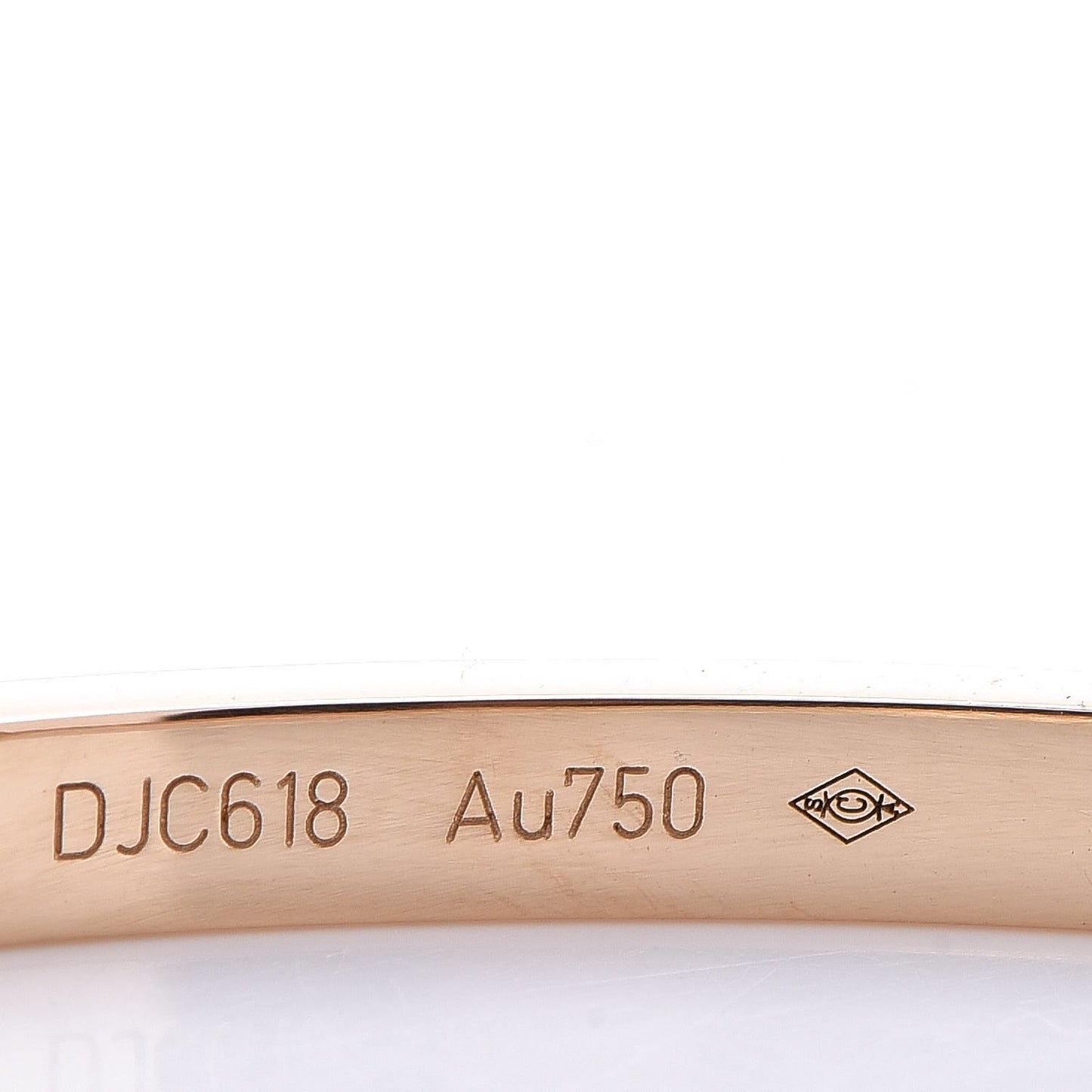 18K Yellow Gold Small LOVE Bracelet 17