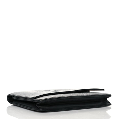 Chanel Caviar Timeless CC Wallet On Chain WOC Black 5 of 12