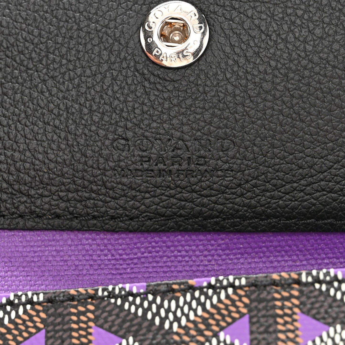 Goyardine Saint Louis Claire Voie GM Black Purple