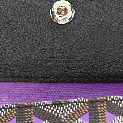 Goyard Goyardine Saint Louis Claire Voie GM Black Purple 8 of 10