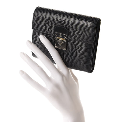 Louis Vuitton Epi Koala Wallet Black 2 of 9