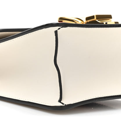 Gucci Calfskin Mini Sylvie Chain Shoulder Bag White 9 of 10