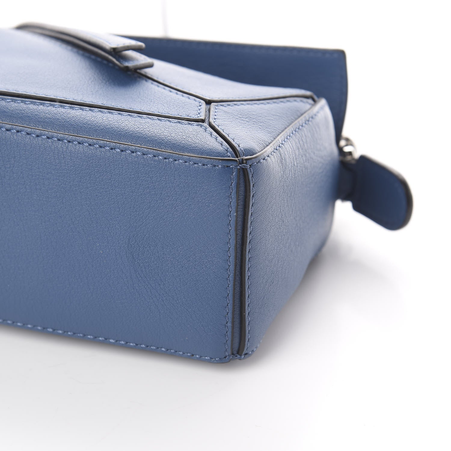 Loewe Calfskin Mini Puzzle Bag Blue 6 of 8