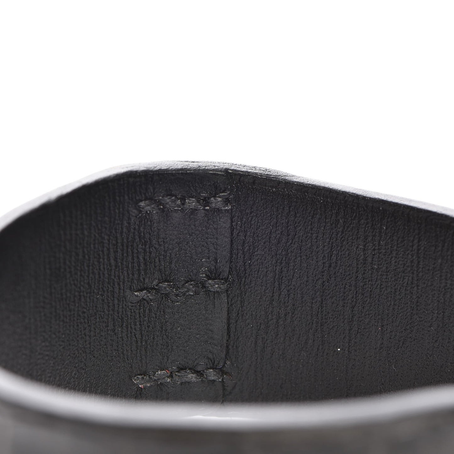 Crocodile Traces Petit H Simple Tour Bracelet Black