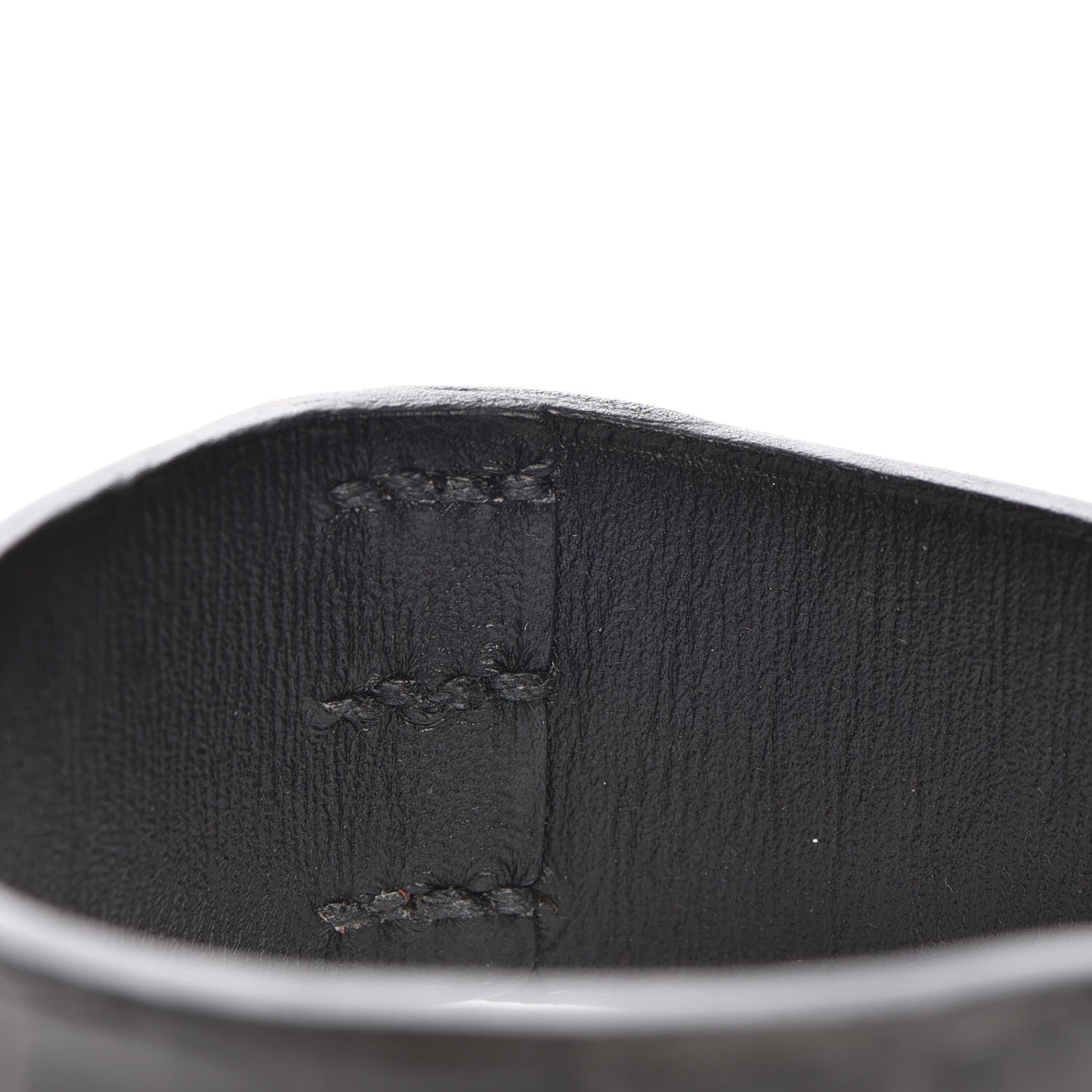 Hermes Crocodile Traces Petit H Simple Tour Bracelet Black 5 of 5