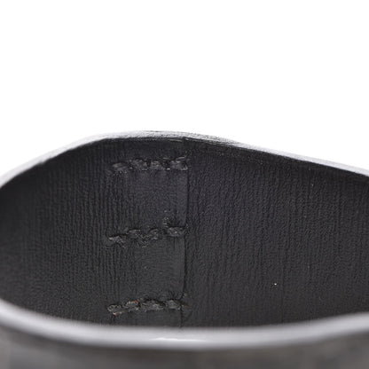 Hermes Crocodile Traces Petit H Simple Tour Bracelet Black 5 of 5