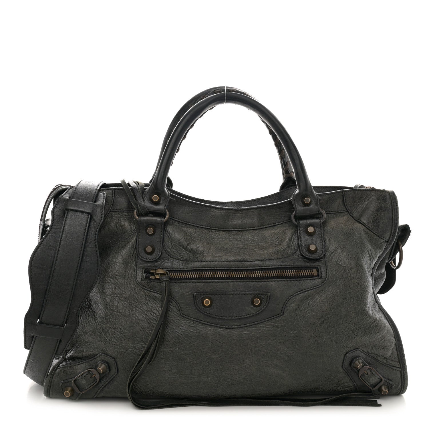 Balenciaga Agneau Classic Hardware City Anthracite 2 of 13