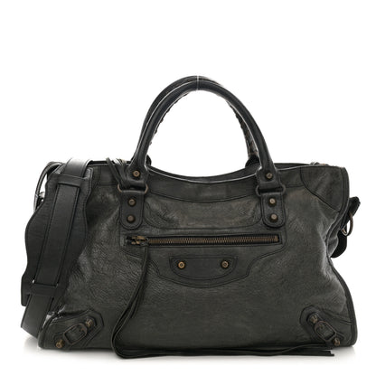 Balenciaga Agneau Classic Hardware City Anthracite 2 of 13