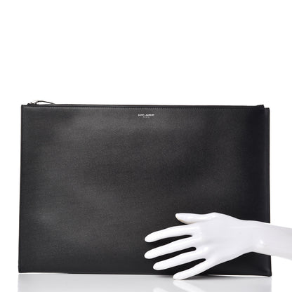 Saint Laurent Grain De Poudre Document Holder Black 2 of 10