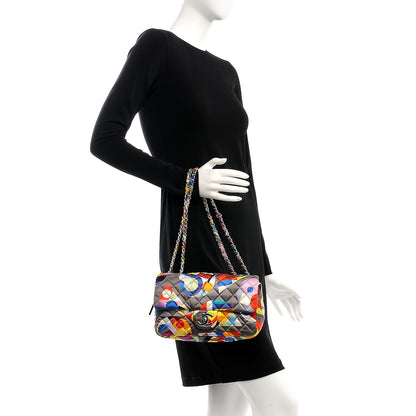 Chanel Nylon Printed Medium Coco Color Flap Multicolor 2 of 9