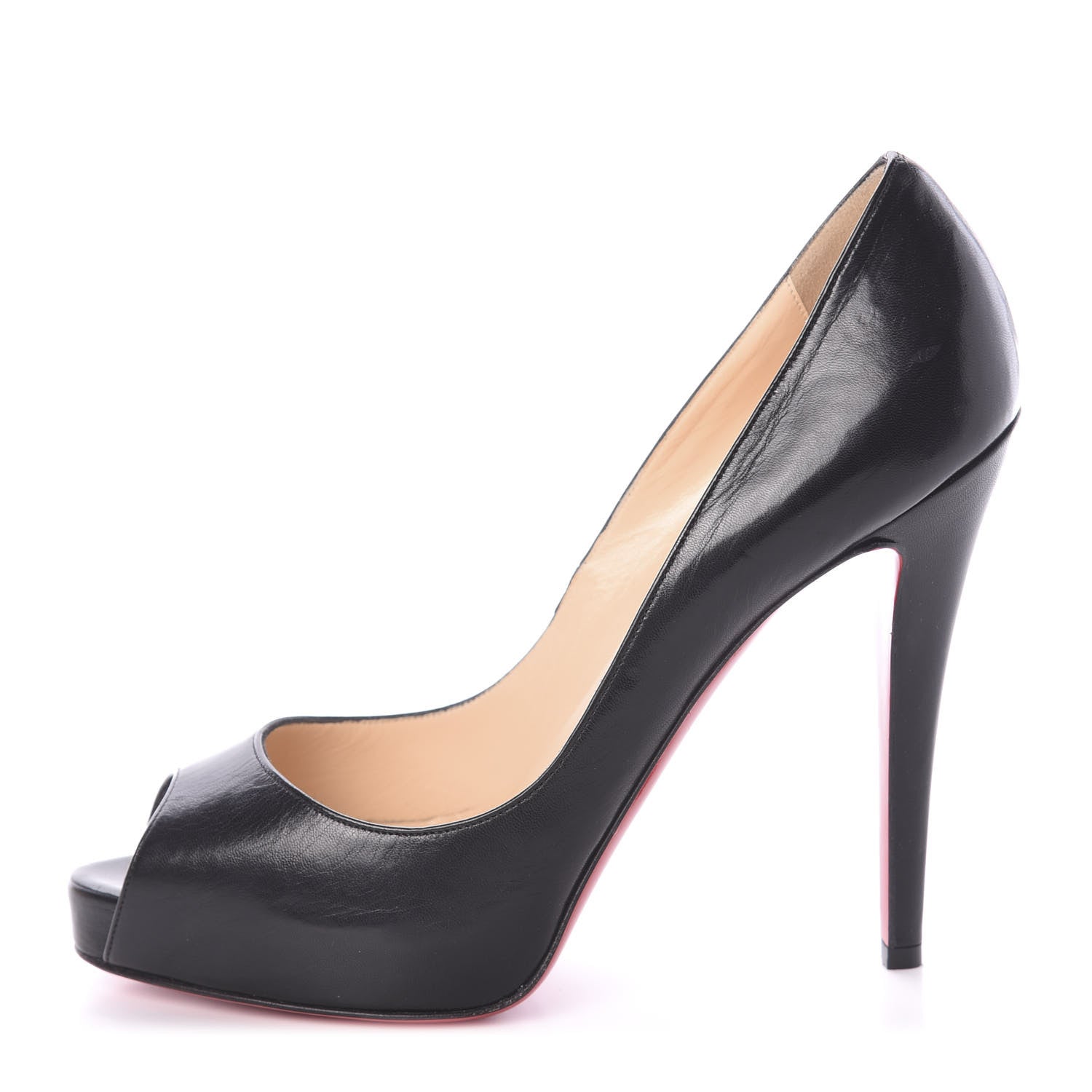 Christian Louboutin Kid Very Prive 120 Pumps 40 Black 1 of 7