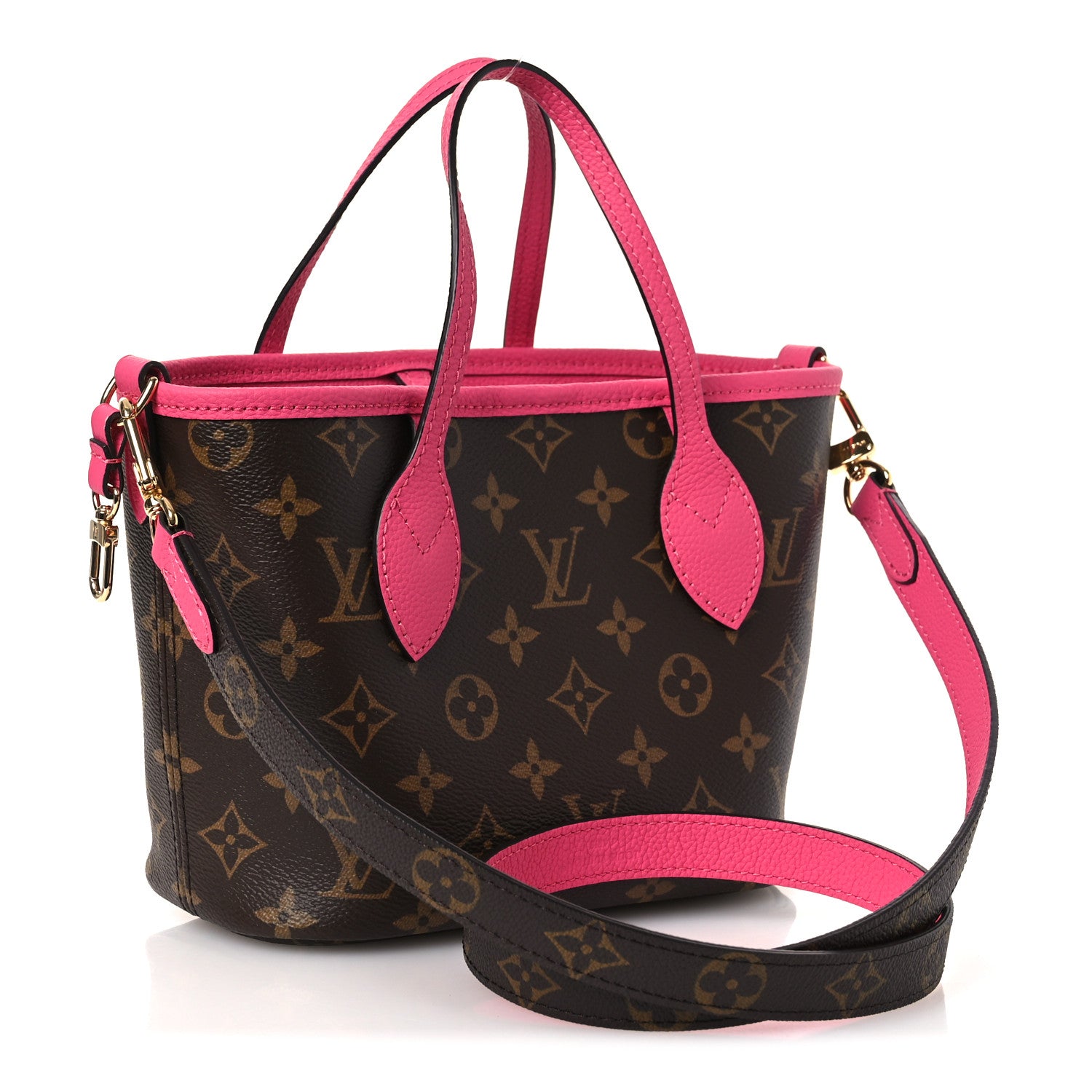 Louis Vuitton Monogram Neverfull Inside Out Bandouliere BB Rose Pondichery 6 of 20