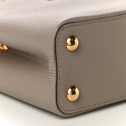 Louis Vuitton Taurillon Capucines BB Galet 8 of 10